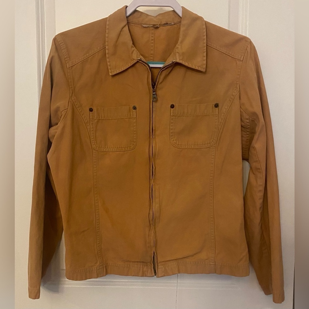 Jacket Women’s No Size Terracotta Pit To Pit 23” Shoulder To Hem 22.5”